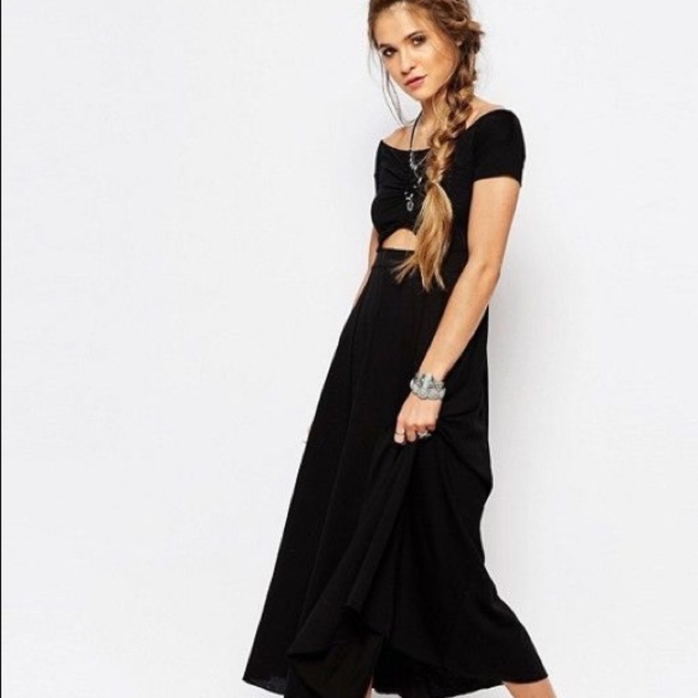 Free people dance with me dress black